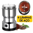 Moedor Elétrico Para Café e Outros Grãos 150W  Trituração Rápida e Prática Para Uso Doméstico