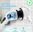 Escova Elétrica de Limpeza Multifuncional 12 em 1 Potência e Versatilidade Total