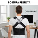 Corretor de Postura Ajustável Suporte Para Coluna, Ombros e Alívio do Desconforto