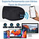 Máscara de Dormir Bluetooth com Fone Integrado – Conforto, Relaxamento e Música Sem Fios
