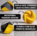Kit 5 Flanelas de Microfibra Automotiva 600GSM Premium  Limpeza Sem Riscos e Acabamento Profissional