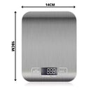 Balança Digital de Cozinha Inox alta precisão com Visor digital de ate 10Kg