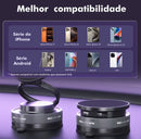 Suporte Magnético Veicular com Ventosa de Vácuo e Rotação 360°