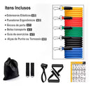 Kit de Treino com Elásticos de Resistência – Treine o Corpo Todo em Qualquer Lugar