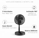 Ventilador Retrátil Smart Turbo: Frescor e Praticidade em Qualquer Lugar