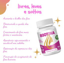 Biotina 500mg Genature 60 Cápsulas Suporte para Cabelos, Pele e Unhas Mais Fortes
