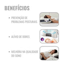 Travesseiro Ortopédico Cervical Fine Sleep Alinhamento Real e Noites Sem Dores